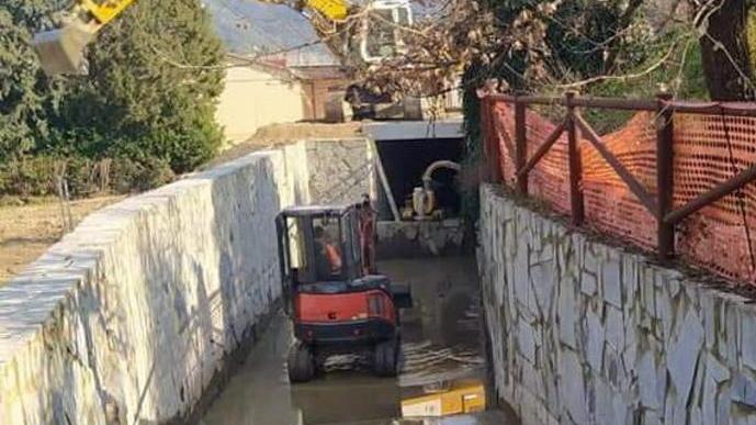 Lavori al Rio Rotina