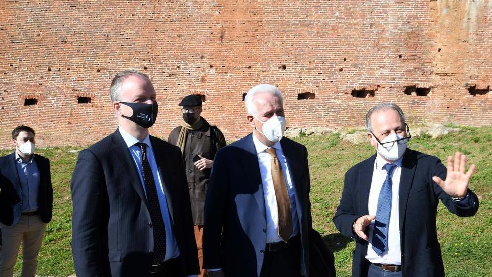 Eugnio Giani a Forte Falcone
