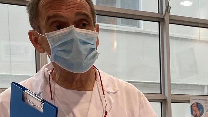 Il dottor Roberto Andreini dell'ospedale Lotti