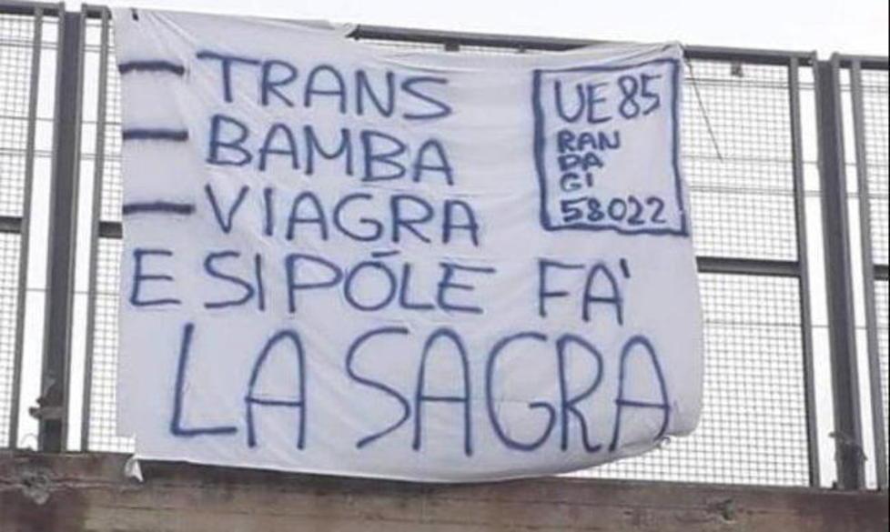 Dopo lo striscione, tante chiacchiere e nessuna denuncia