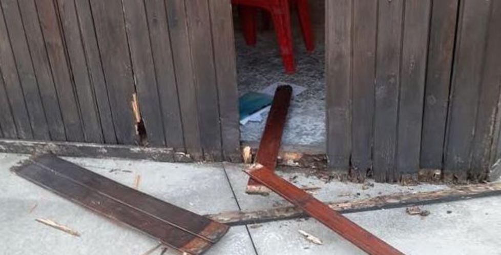 Vandali in azione al parco Vernazza