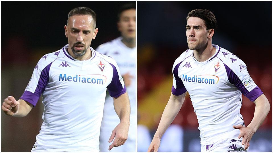 Frank Ribery col Benevento e Dusan Vlahovic mattatore col Benevento