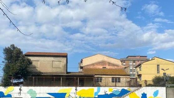 Gli studenti del Russoli completano il murale al sottopasso a Fornacette