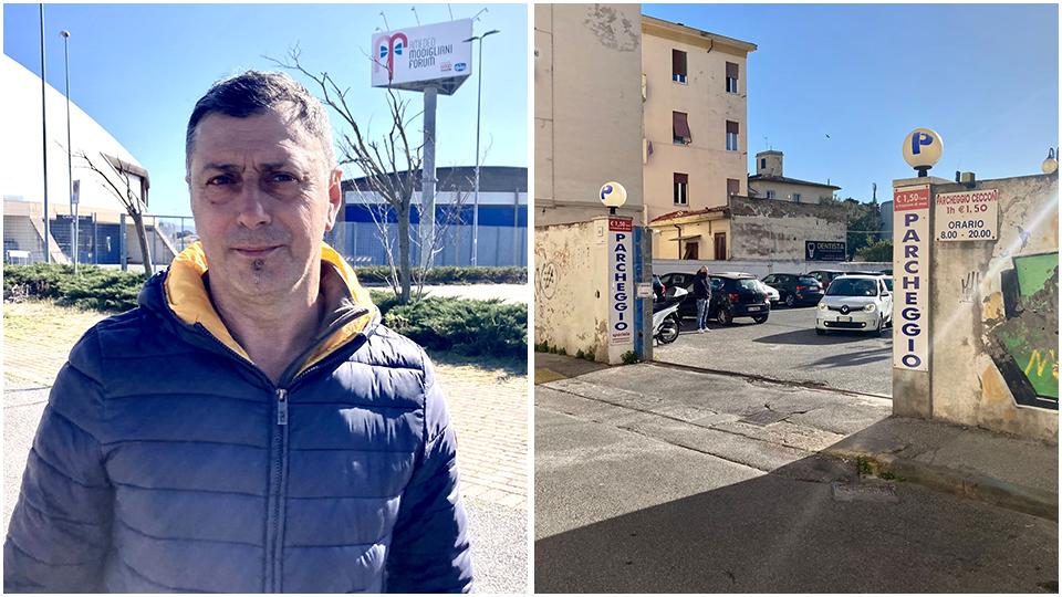 L’imprenditore Gabriele Di Lieto gestore del parcheggio di via Cecconi