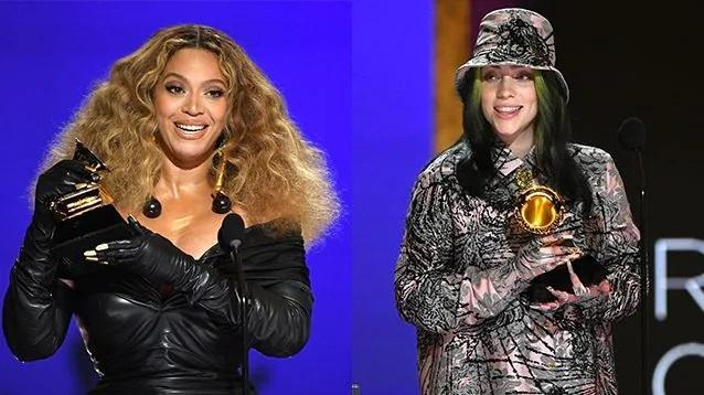 Beyoncé entra nella storia dei Grammy Billie Eilish e Harry Styles, premi top