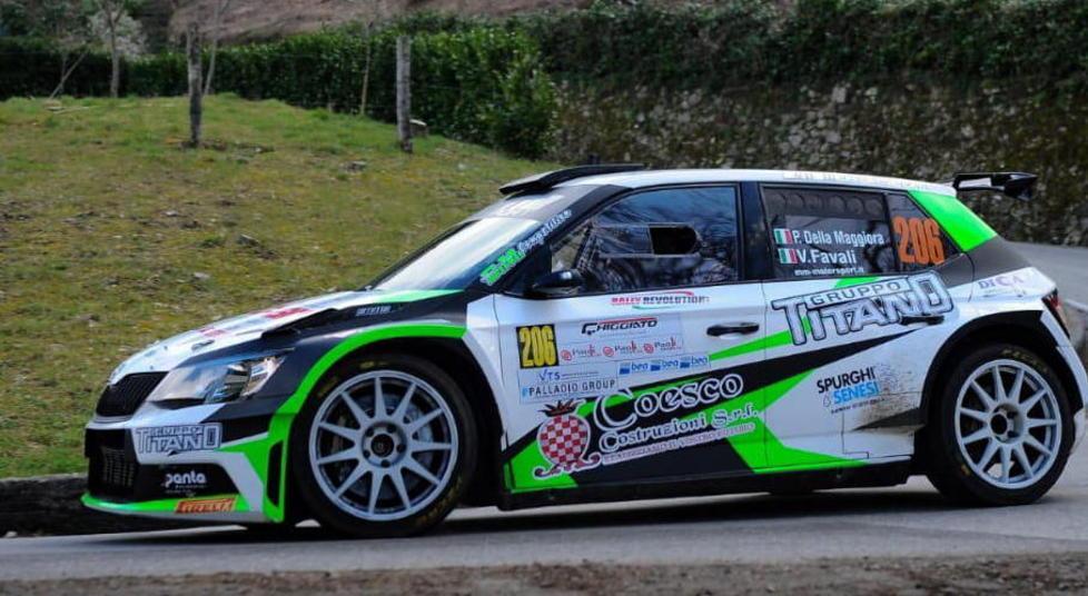 Rally Revolution +1 quarta al Ciocco con la Fabia R5 di Della Maggiora e Favali
