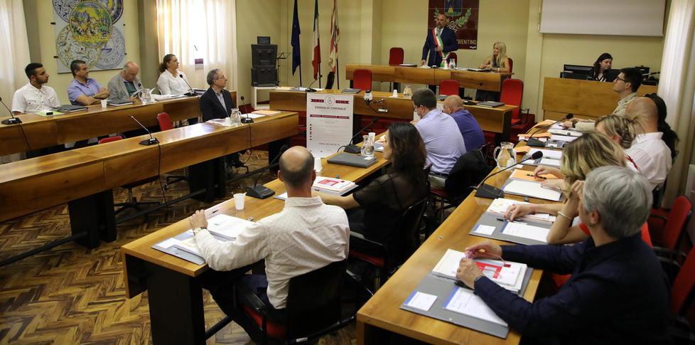 La sala consiliare per discutere la tesi di laurea 