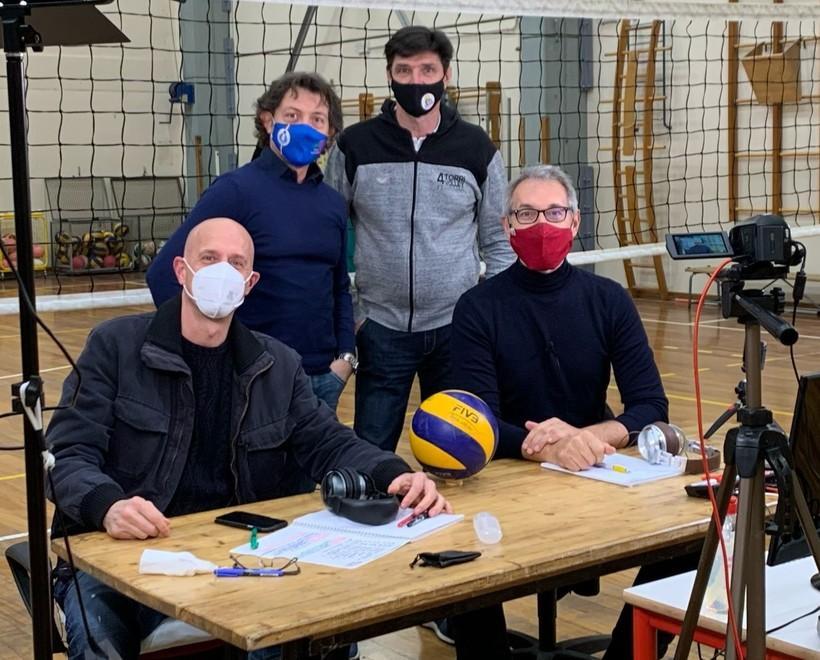 Brogioni e Zorzi a Ferrara per una diretta streaming Bristot: «Bella sorpresa»