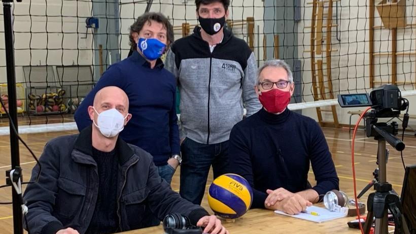 Brogioni e Zorzi a Ferrara per una diretta streaming Bristot: «Bella sorpresa»