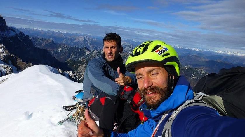 Diego Carpini 32 anni, insieme all’amico Marcello Gallucci