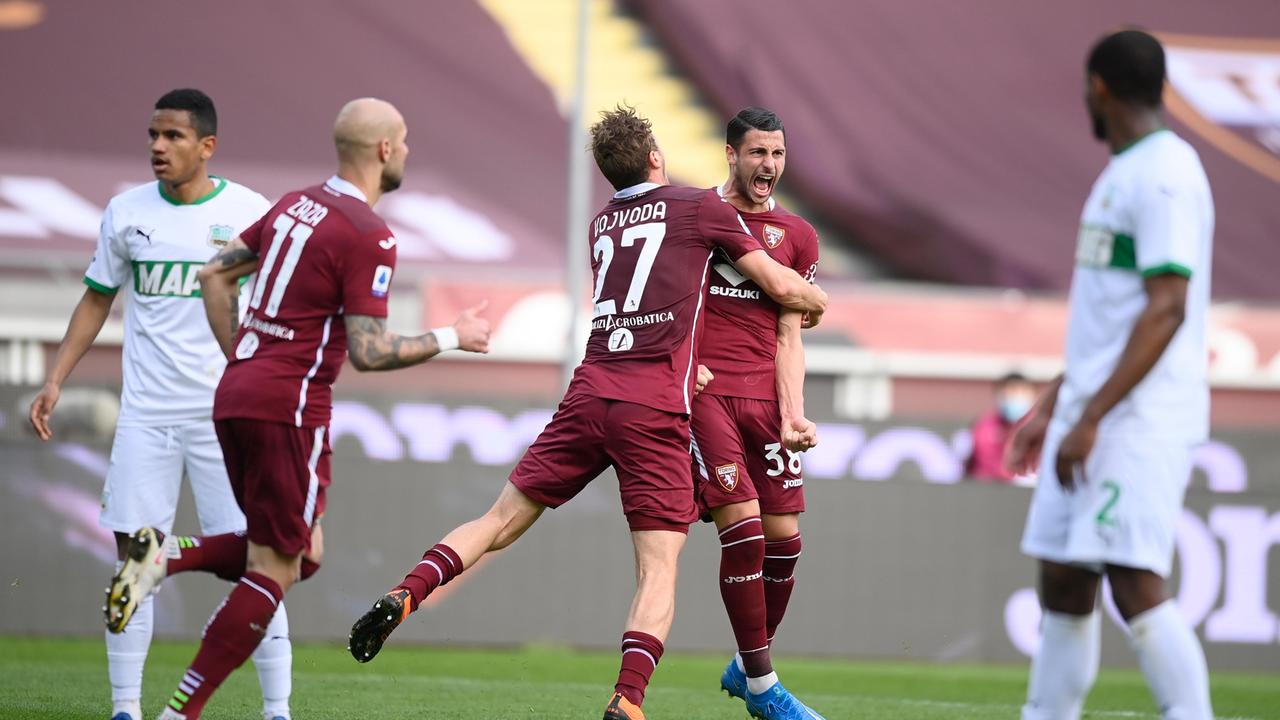 Follia Sassuolo: avanti 2-0 torna sconfitto da Torino