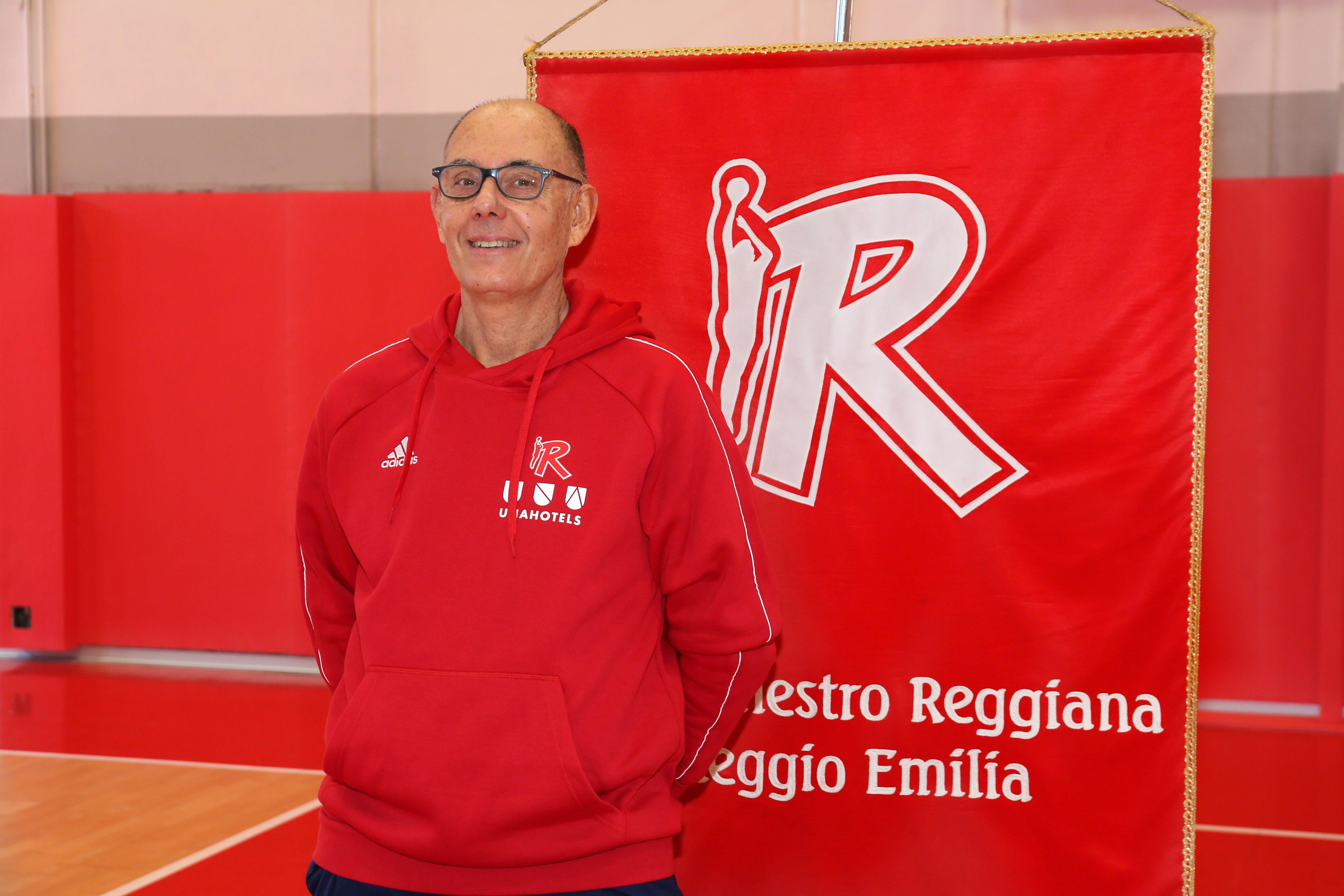 Attilio Caja, nuovo allenatore della Pallacanestro Reggiana