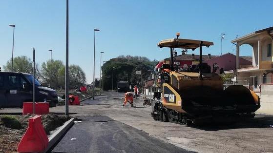 Via Buozzi è un cantiere Nuovi arredi e parcheggi