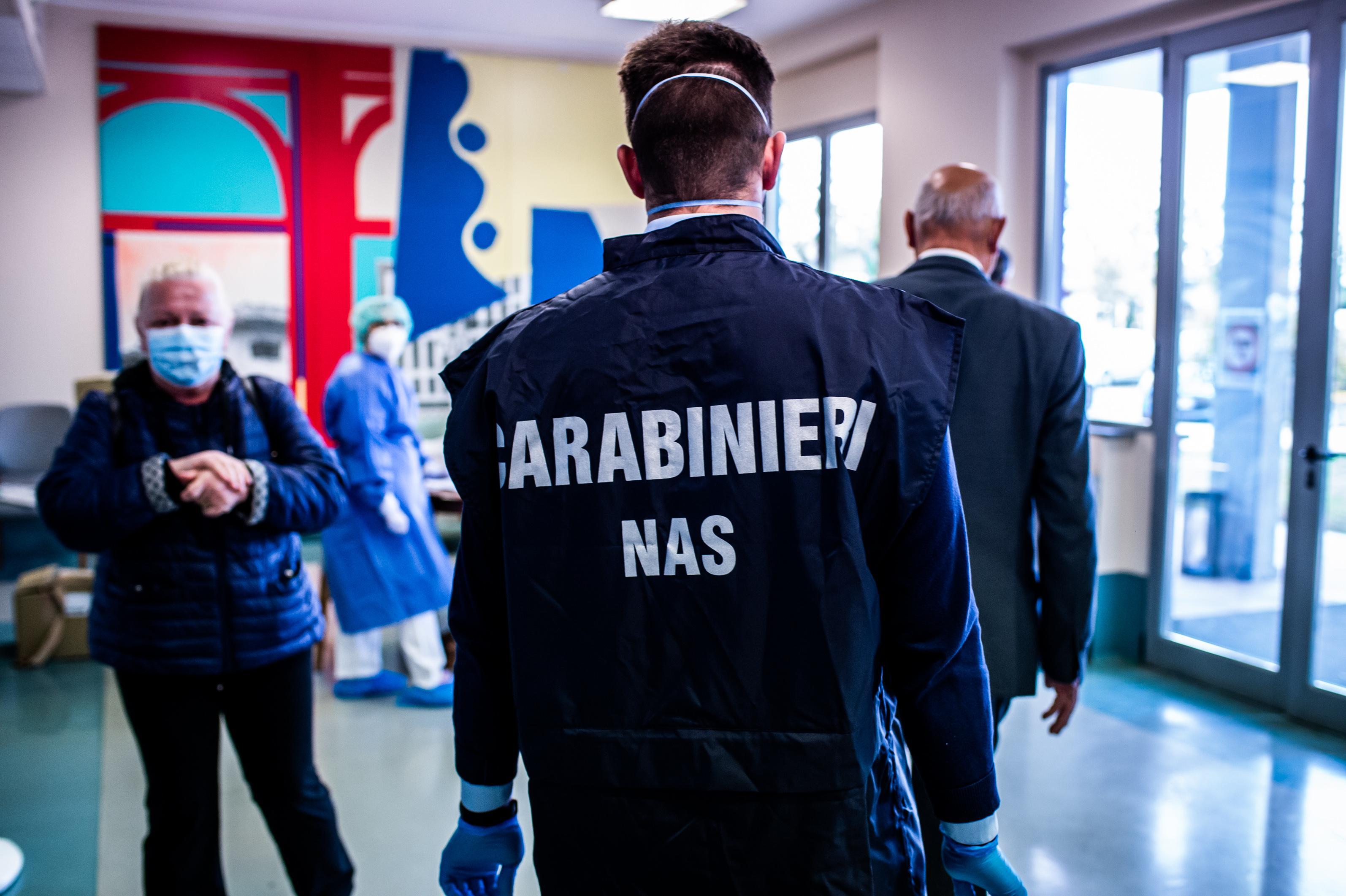 Un intervento dei Nas