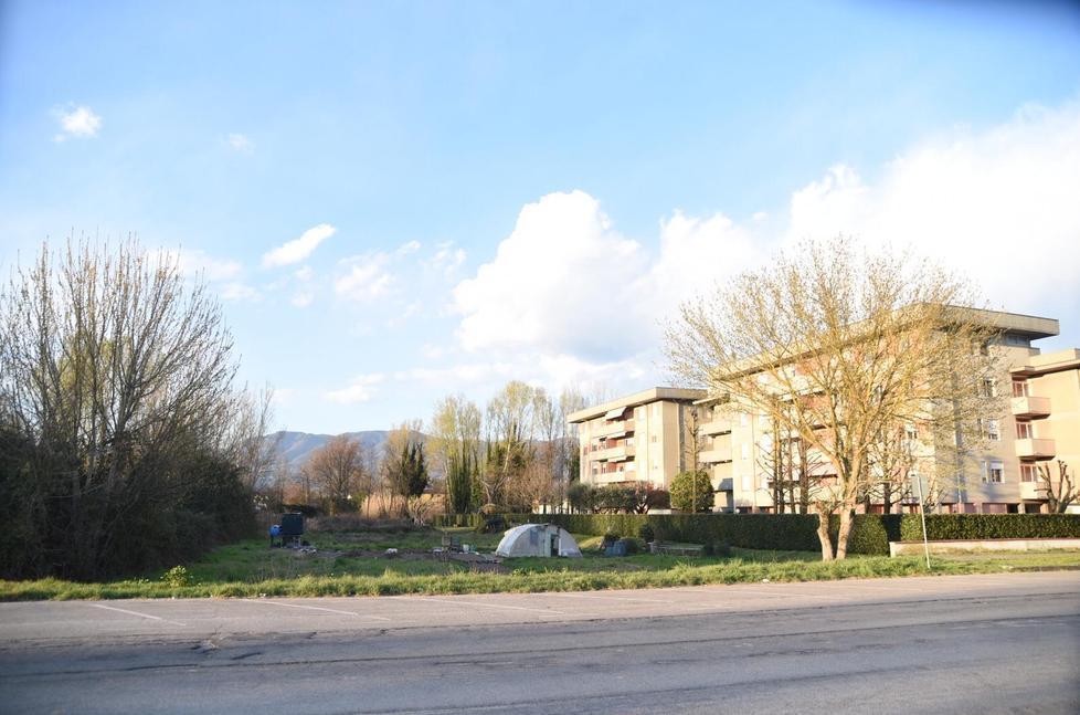 L’area dove, finanziamenti permettendo, è prevista la costruzione del palazzetto