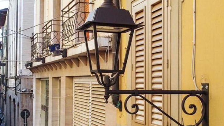 Il nuovo modello di lampione che sarà installato a Empoli