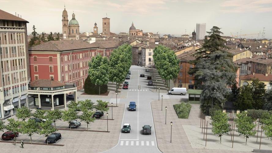 La “Passeggiata estense” si estende con i lavori in via Ariosto e viale Umberto