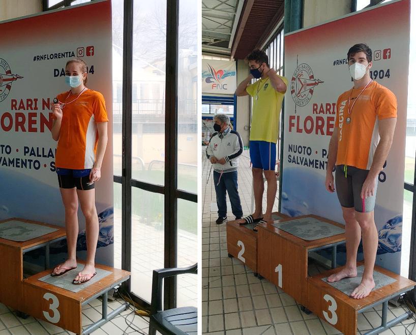 Nuoto Uisp 2003 Cascina sette volte sul podio nel meeting di Firenze 