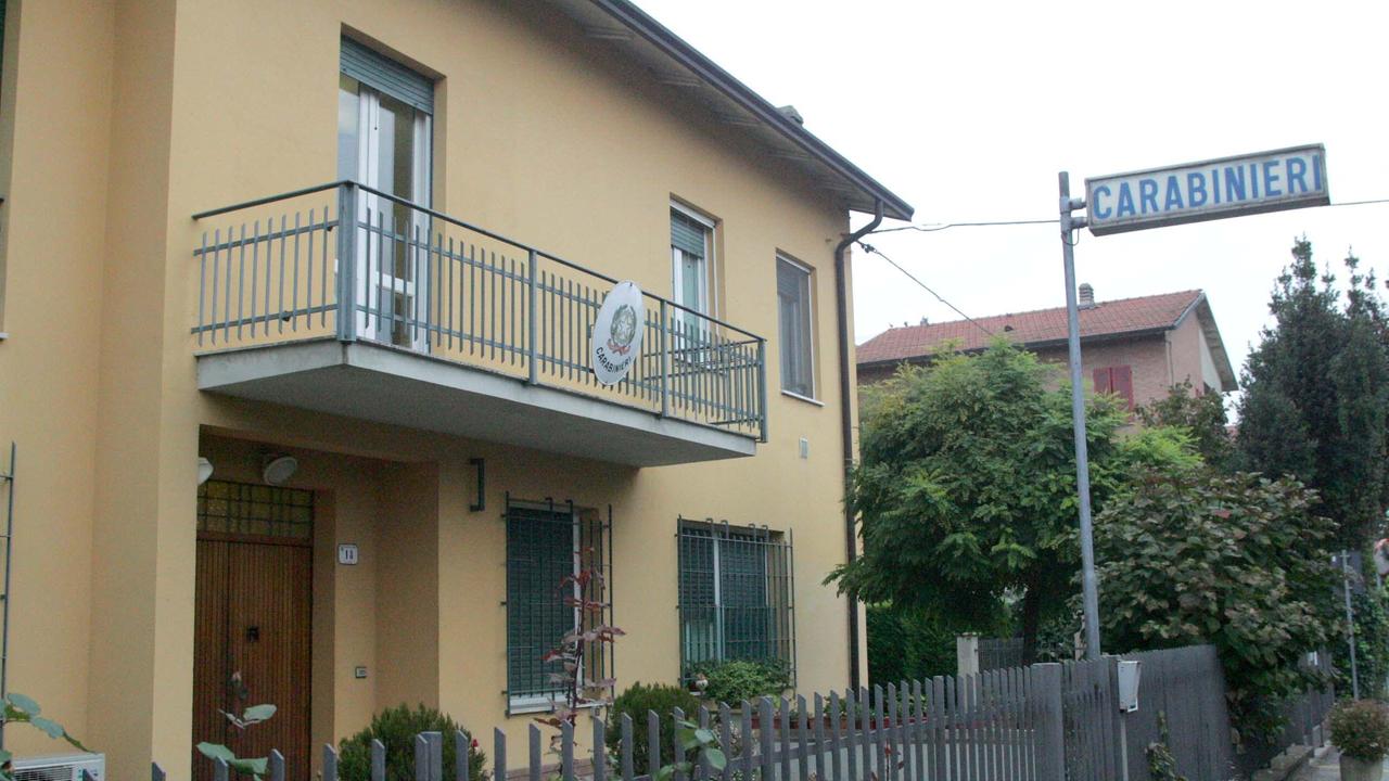 La caserma dei carabinieri di Luzzara