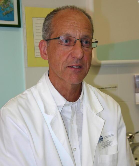 Il dottor Alberto Tomasi, medico igienista dell’Asl