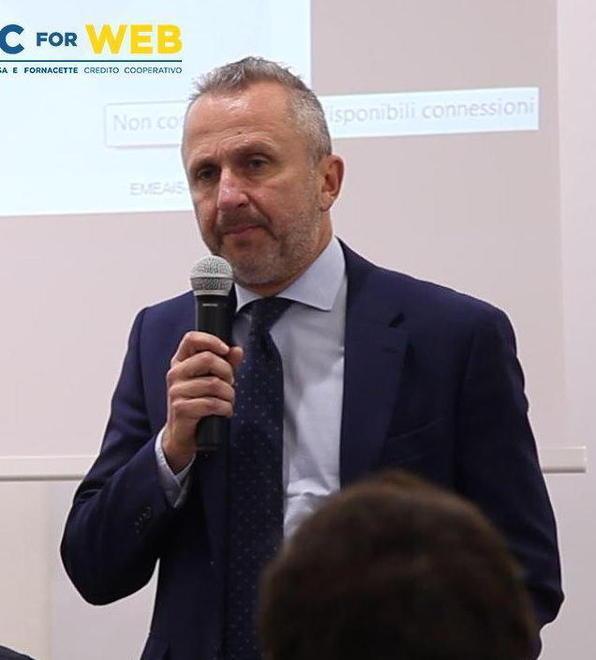 Il direttore generale della Banca di Pisa e Fornacette Gianluca Marini
