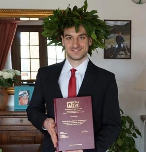 La laurea di Riccardo ingegnere da 110 e lode