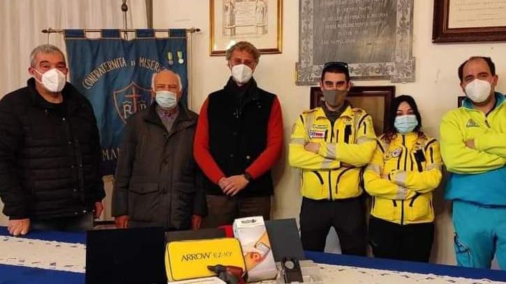 Donate nuove strumentazioni alla Misericordia di Manciano
