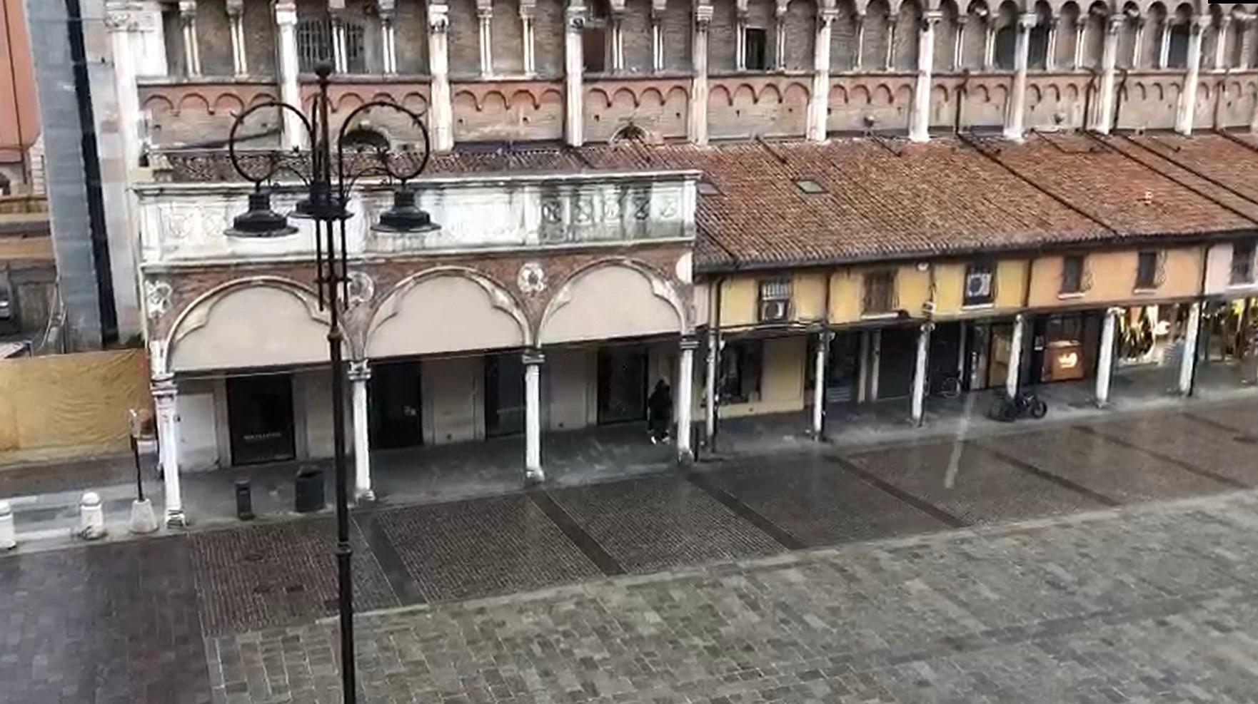 E' primavera, arrivano neve e grandine nel Ferrarese 