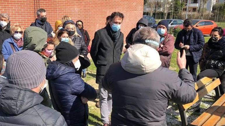L’incontro di ieri mattina al Cep col sindaco Michele Conti