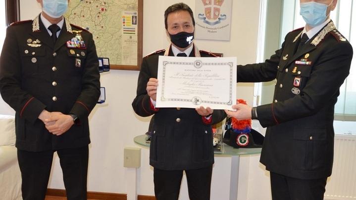 Medaglia Mauriziana al luogotenente Mosto Tosi: «Grande onore»
