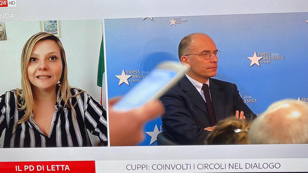 Valentina Cuppi intervistata da Sky Tg 24