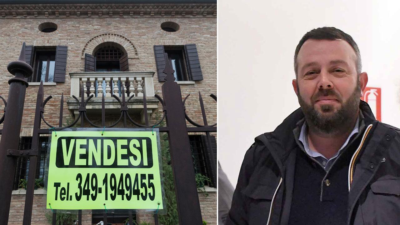 Un'abitazione in vendita e Beppe Pieretti