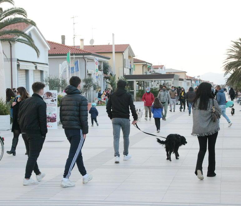 La passeggiata di Lido di Camaiore