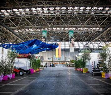 L’interno del Mercato dei fiori della Toscana a Pescia