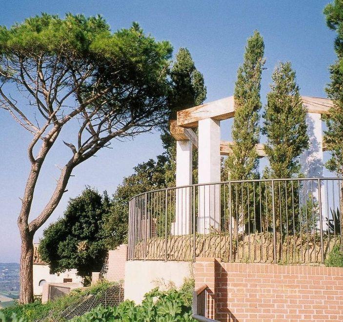 Il punto di osservazione panoramico della Castellaccia a Peccioli