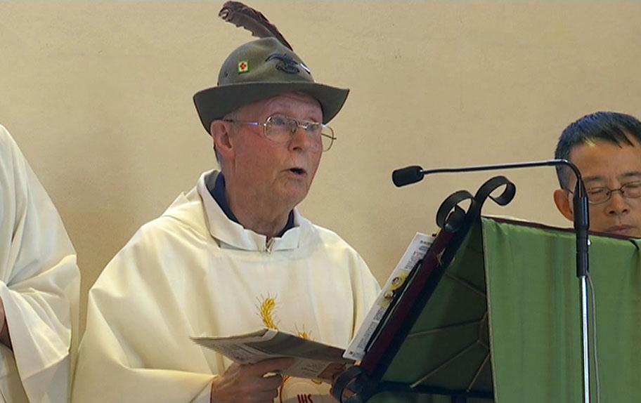 Don Renato Fiaschi, cappellano degli Alpini