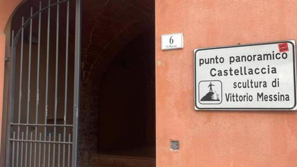 L’ingresso alla Castellaccia