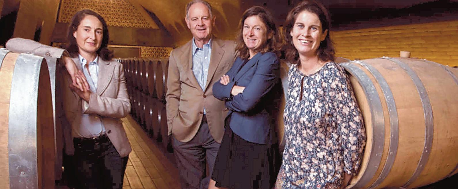 Da sinistra: Allegra, Piero, Albiera e Alessia Antinori