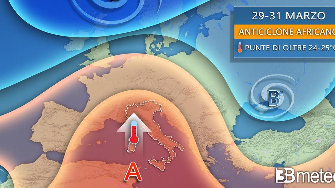 Meteo, weekend delle Palme variabile. E la prossima settimana si supereranno i 25 gradi