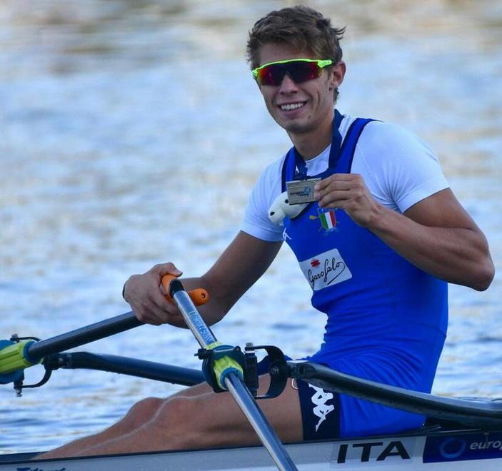 Niels Torre vince l’oro a Piediluco nella gara del doppio pesi leggeri