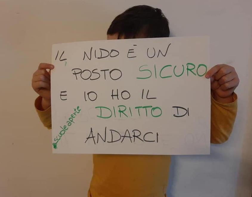 Il mio nido è sicuro: affidato a Facebook l’appello dei bimbi dell’Arcobalocco 