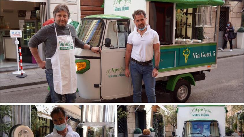 Dal vecchio gelataio in bici all’Ape in tour, il Covid “rianima” una tradizione