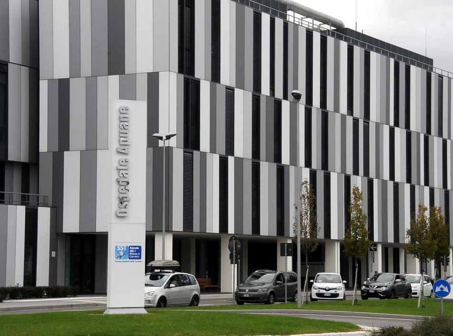 L’ospedale Noa, dove parte dei dipendenti Asl che hanno presentato ricorso presta o ha prestato servizio