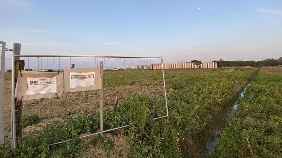 L’area del cantiere che prevede anche l’allargamento del rio Rotina, riducendo i rischi di fuoriuscita delle acque