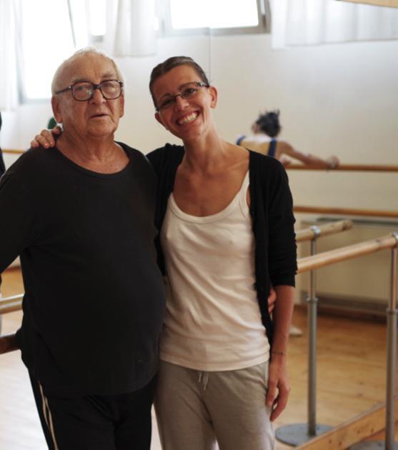 Janusz Pietrzak insieme a Michela Masi