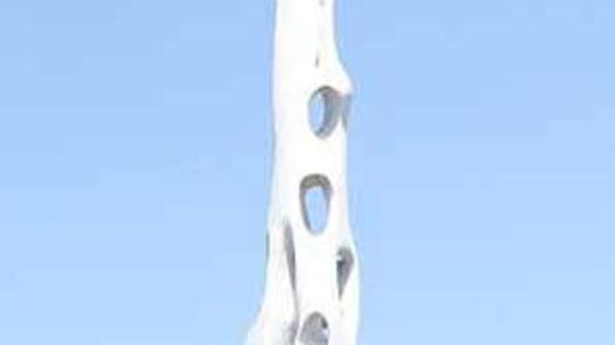 Autismo, diventa blu la statua di Dunchi