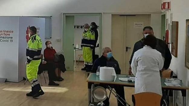 Punto vaccini attivato nella sala “Carletti”