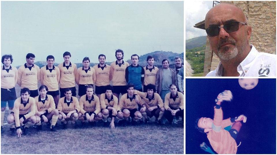 La formazione dell’Automec di quella partita e una parata di Marco Mennini