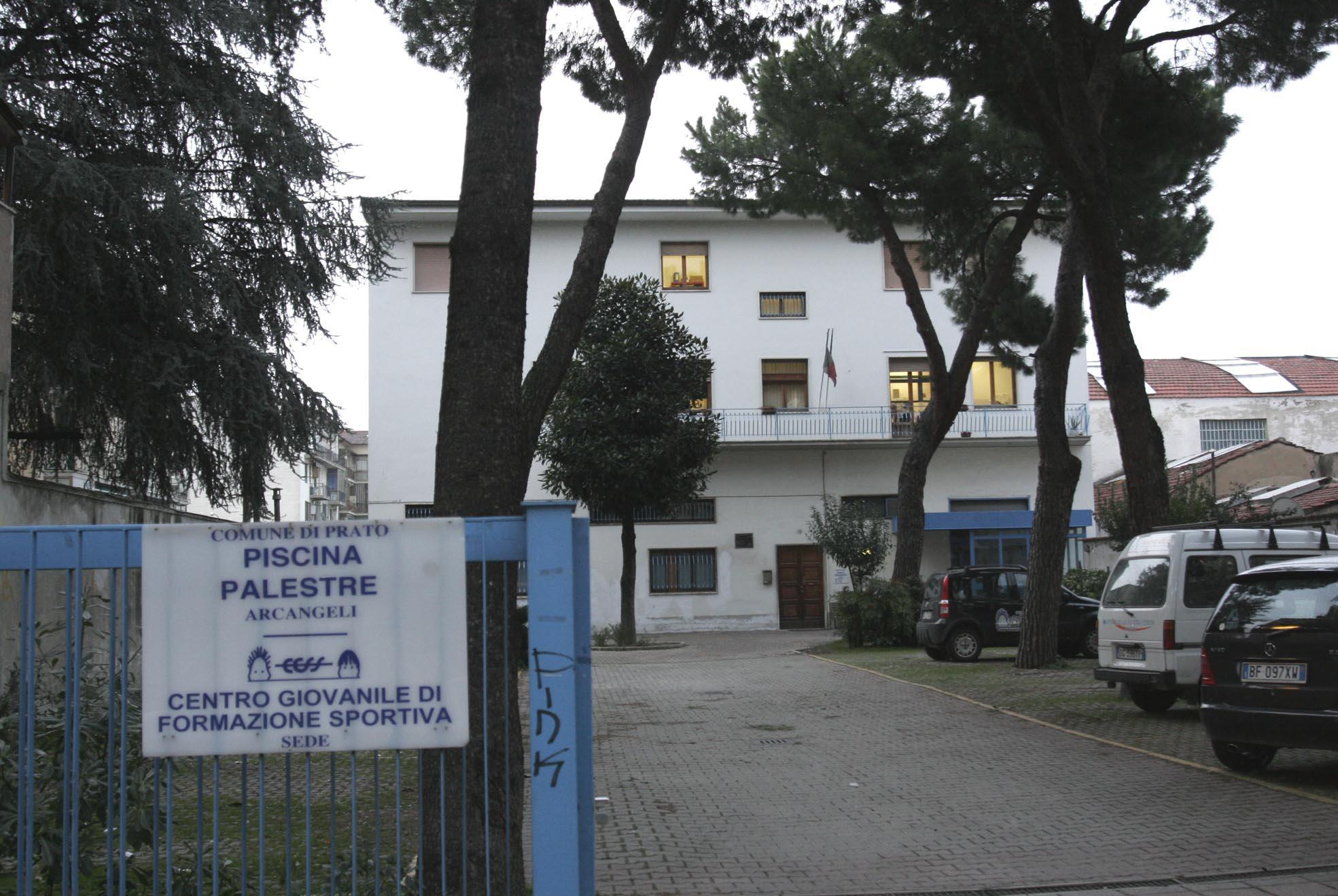 La piscina di via Arcangeli quando era ancora aperta