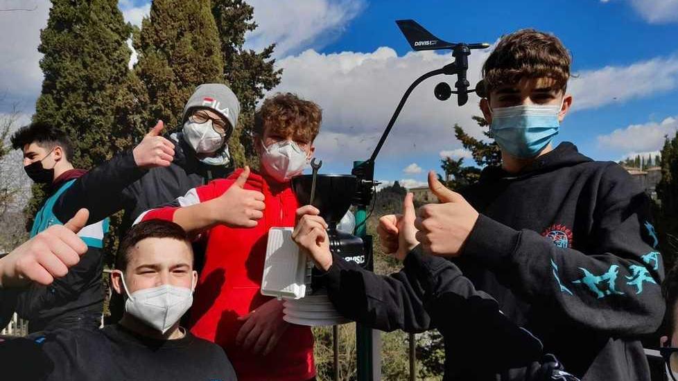 Centrale meteorologica per gli studenti del corso di agrario